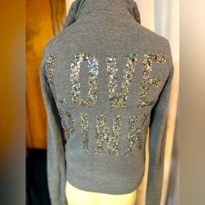 PINK Victoria's Secret Gray Hoodie